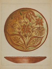 Plate by Hedwig Emanuel. 