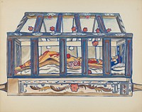 Plate 4: Christ in the Sepulchre: From Portfolio "Spanish Colonial Designs of New Mexico" (1935–1942) by American 20th Century.  