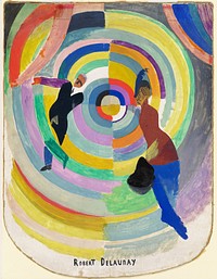 Political Drama (1914) by Robert Delaunay.  