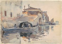 Ponte Panada, Fondamenta Nuove, Venice (ca. 1880) by John Singer Sargent.  
