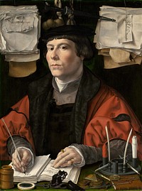 Portrait of a Merchant (ca. 1530) by Jan Gossaert.  