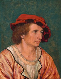 Portrait of a Young Man (ca. 1520&ndash;1530) by Hans Holbein the Younger.  