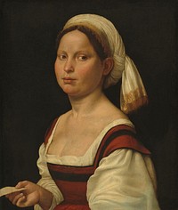 Portrait of a Young Woman (ca. 1525) by Giuliano Bugiardini.  