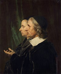 Portrait of the Artist's Parents, Salomon de Bray and Anna Westerbaen (1664) by Jan de Bray.  