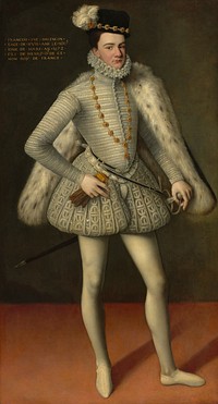 Prince Hercule-François, Duc d'Alençon (1572) from the French 16th Century.