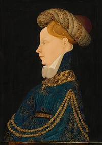 Profile Portrait of a Lady (ca. 1410) from the Franco–Flemish 15th Century.