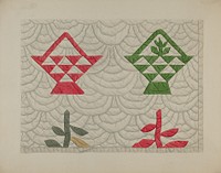 Quilt - Basket Design (c. 1937) by Edward White.  