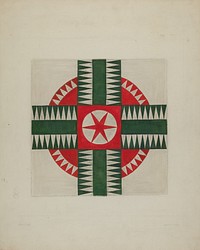 Quilt (c. 1938) by Clyde L. Cheney.  