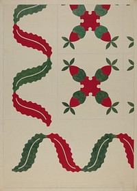 Quilt (c. 1937) by Dorothy Posten.  