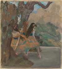 Ballet Dnacers (ca. 1877) by Edgar Degas.  