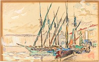 St. Tropez (1906) painting in high resolution by Paul Signac. 