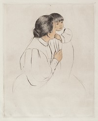 Peasant Mother and Child (1894) by Mary Cassatt. 