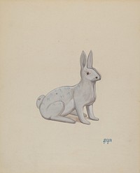 Rabbit (c. 1936) by Rex F. Bush.  