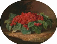 Raspberries (ca. 1859) by Lilly Martin Spencer.  