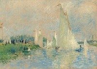 Pierre-Auguste Renoir's Regatta at Argenteuil (1874) painting in high resolution 