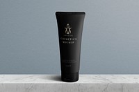 Cosmetic tube product mockup psd beauty packaging