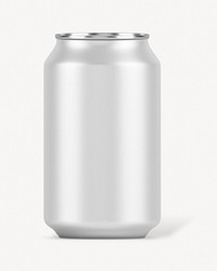 Soda can mockup psd, product branding