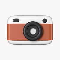 Camera roll 3D icon sticker psd