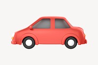 Car icon, 3D rendering illustration psd