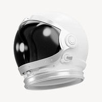 Astronaut helmet, 3D rendering design