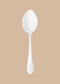 Spoon, realistic cutlery illustration