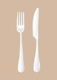 Fork & knife illustration vector