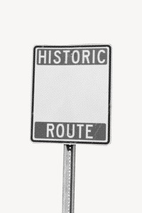 Historic route traffic sign