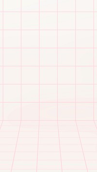 Pink grid pattern mobile wallpaper, product background