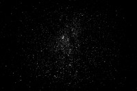 Black galaxy stars background