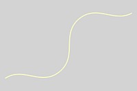 Yellow doodle line vector