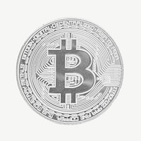 Bitcoin cryptocurrency, finance technology psd