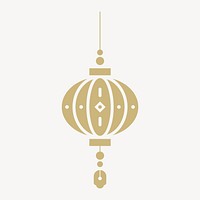 Chinese lantern, festive decoration graphic vector