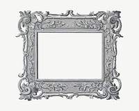 Vintage photo frame, luxurious design psd, remixed from the artwork of Nicholas Acampora