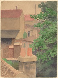 Rooftops, St. Cloud by Thomas Anshutz (1851–1912).  