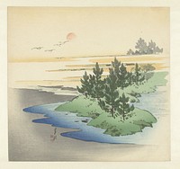 Early Morning (1900–1901) print in high resolution by Ogata Gekko.