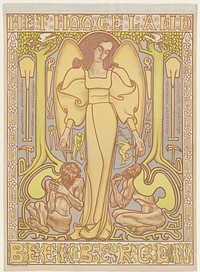 The Hoogeland, Beekbergen (1896) by Jan Toorop. Original public domain image from the Rijksmuseum