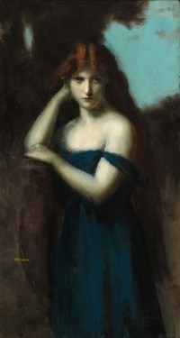Standing Woman (ca. 1903) by Jean Jacques Henner.  