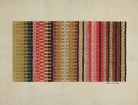 Stair Carpet (ca. 1939) by Arthur G. Merkley.  