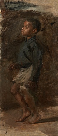 Study for "Negro Boy Dancing": The Boy (ca. 1877) by Thomas Eakins.  