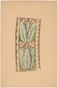 Study for a Border Design, (1890/1897) by Charles Sprague Pearce. 