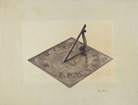 Sun Dial (ca.1938) by Michael Chomyk.  