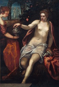 Susanna (ca. 1580s) by Domenico Tintoretto.  