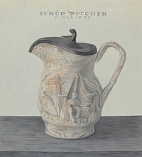 Syrup Pitcher (c. 1938) by Cleo Lovett.  