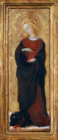 Saint Margaret (ca. 1435) by Sassetta.  