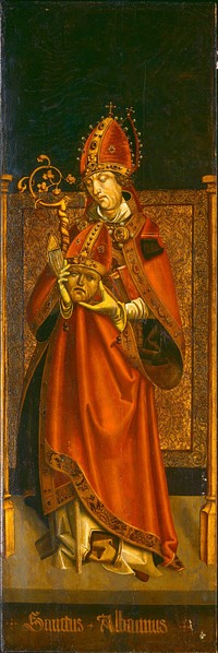 Saint Alban of Mainz (ca. 1500–1525) from the Tyrolean 16th Century.