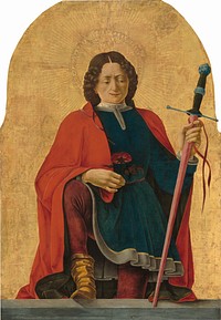 Saint Florian (ca. 1473–1474) by Francesco del Cossa.  