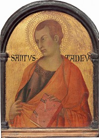 Saint Judas Thaddeus (ca. 1315–1320) by Simone Martini.  