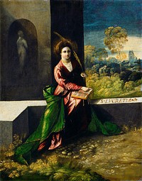Saint Lucretia (ca. 1520) by Dosso Dossi.