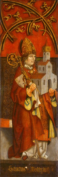 Saint Wolfgang (ca. 1500–1525) from the Tyrolean 16th Century.