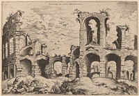 Second View of the Colosseum (ca. 1550) by Hieronymus Cock.  